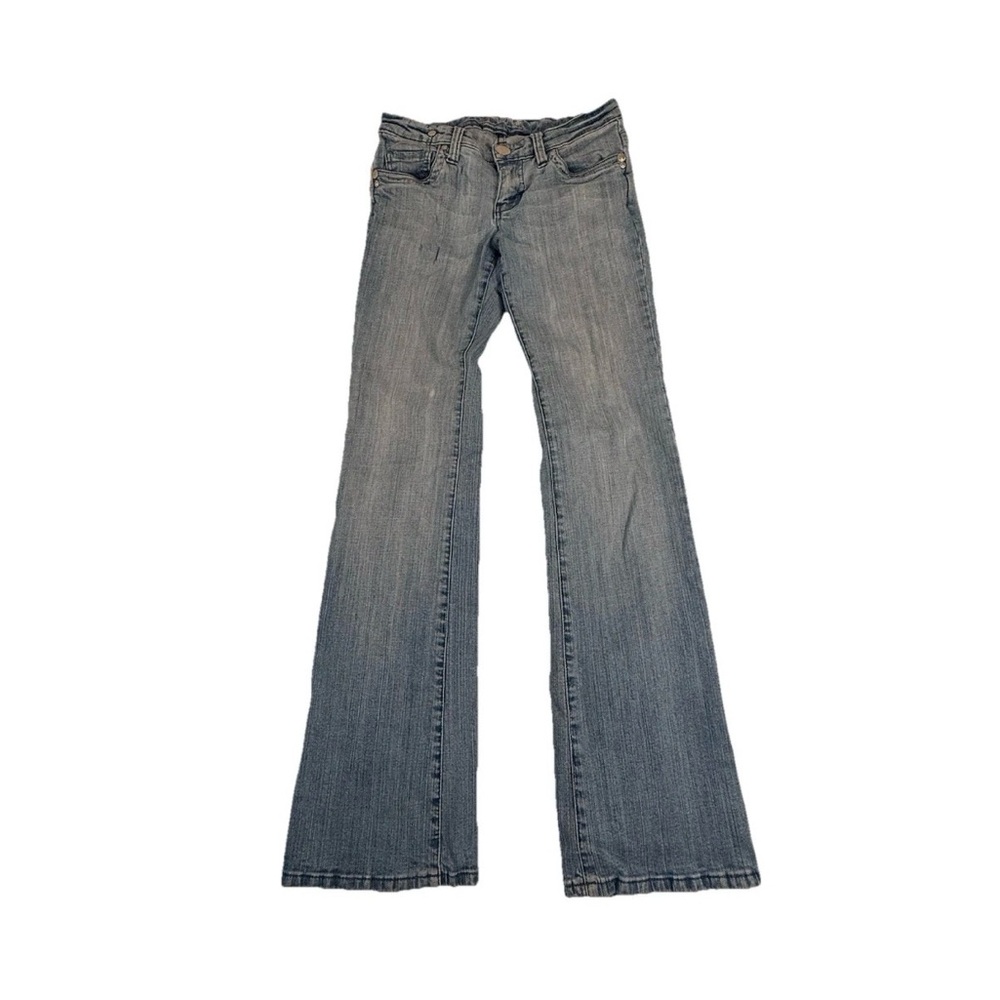 Y2K Bu Classic Flare Jeans in light Wash low rise size 5